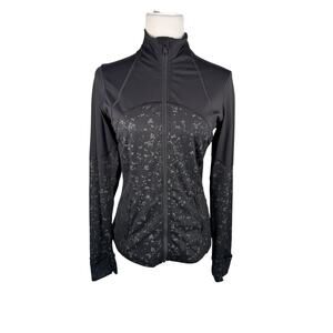Lululemon Define Jacket Special Edition Speckle Shine Black Deep Silver